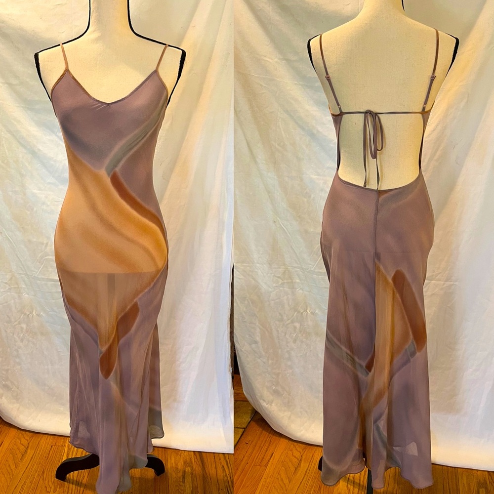 Vintage Y2K Victoria’s Secret 💯 SILK sheer slip dress 🪄